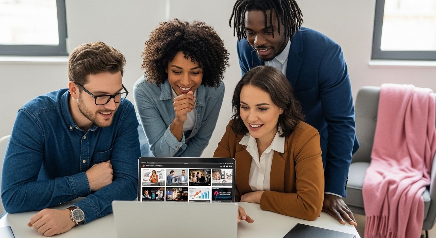 affordable marketing videos, business team